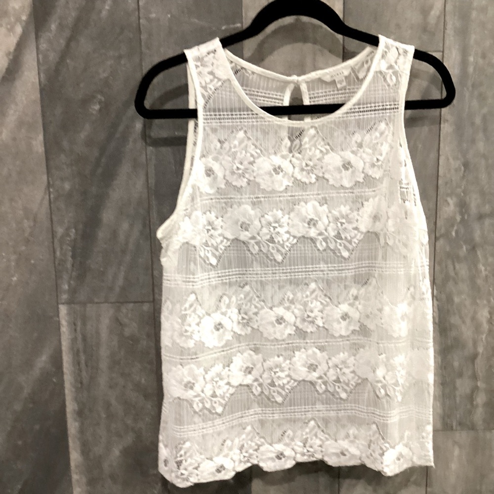 Guess lace tank XL